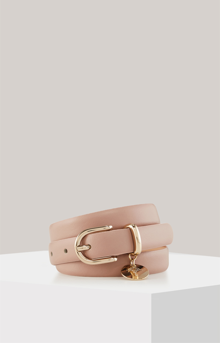 Ledergürtel in Rosé