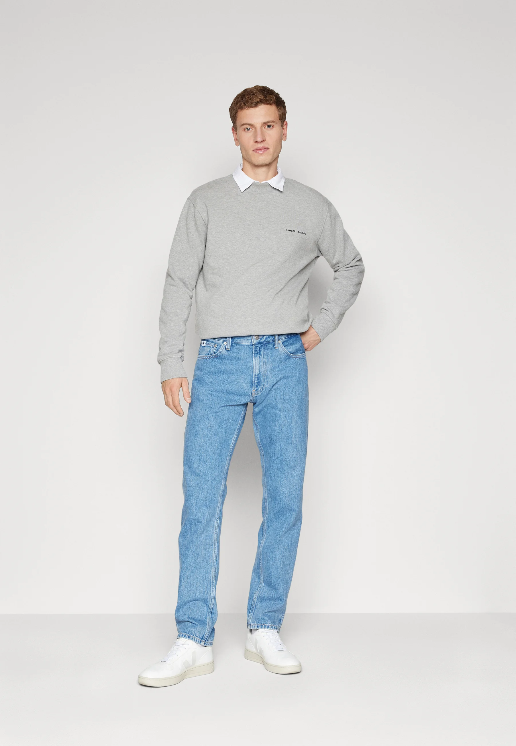 Calvin Klein Jeans AUTHENTIC STRAIGHT - Vaqueros pitillo