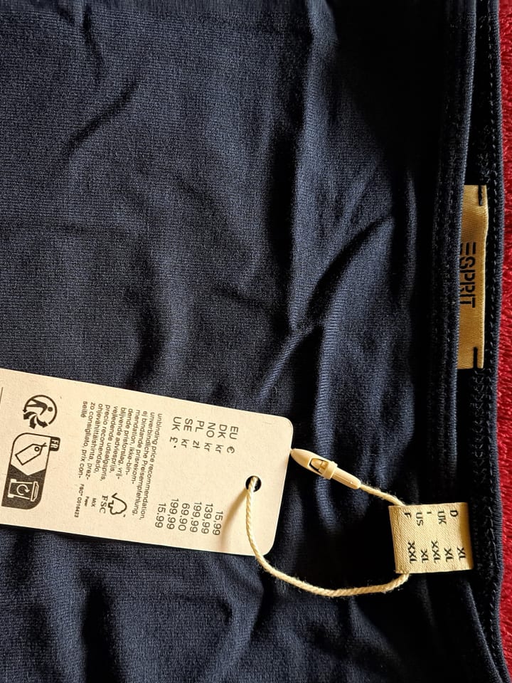 ESPRIT Top in Dunkelblau günstig kaufen XL
