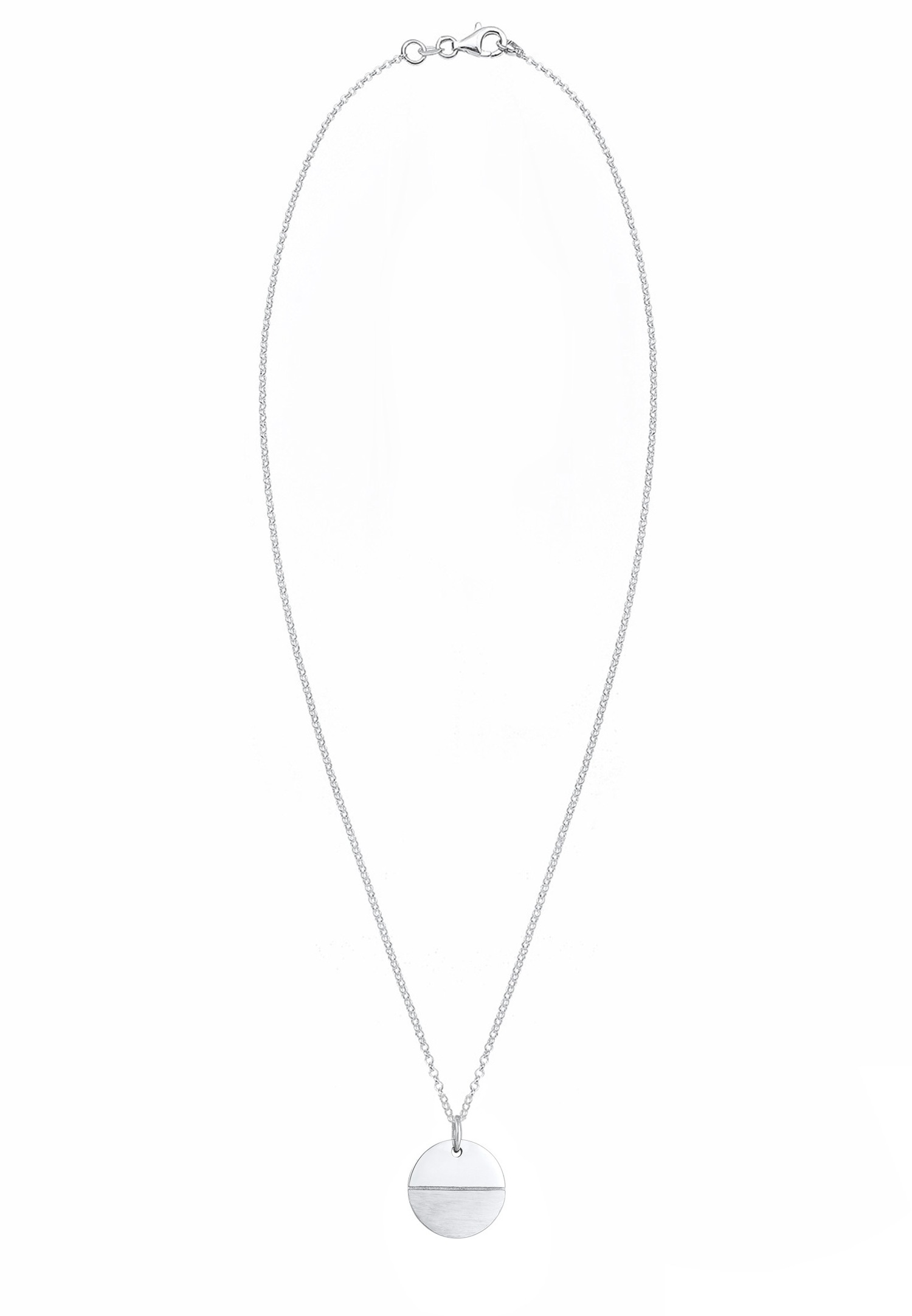 Privjesak Elli Look Geo Matte za žene od 925 sterling srebra