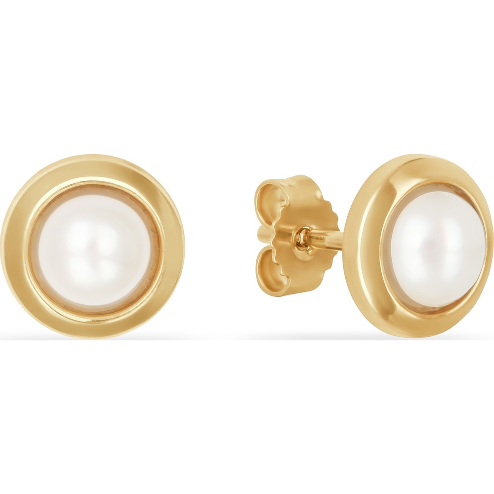 FAVS Boucles d'oreilles à fermoir à poussette 375 Or jaune Boucles d'oreilles