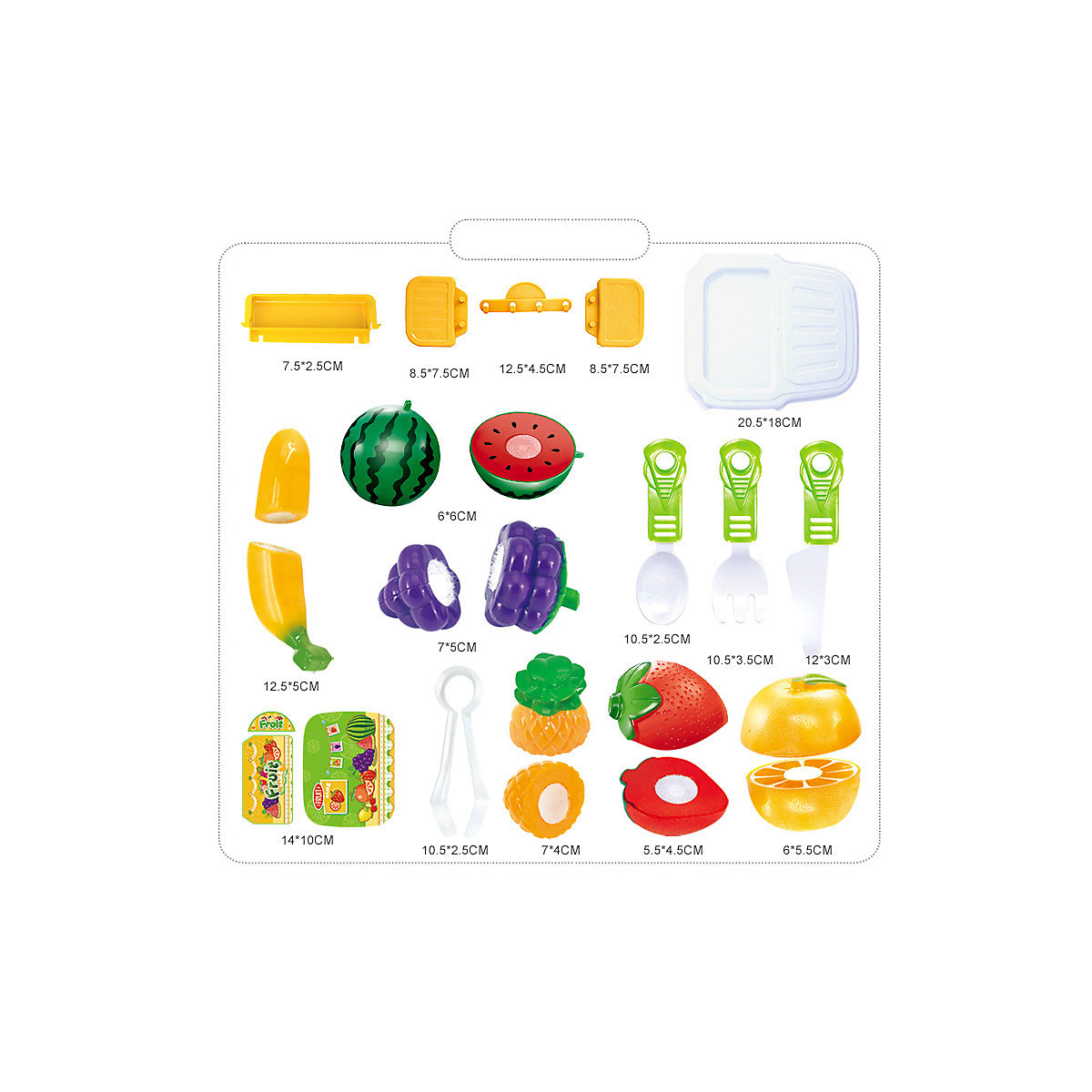 Rucksackspielzeug für Kinder Simulations-Spielhaus-Set