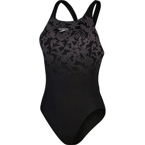 DAMEN BADEANZUG PLMT PBK 1PC AF BLACK/GREY