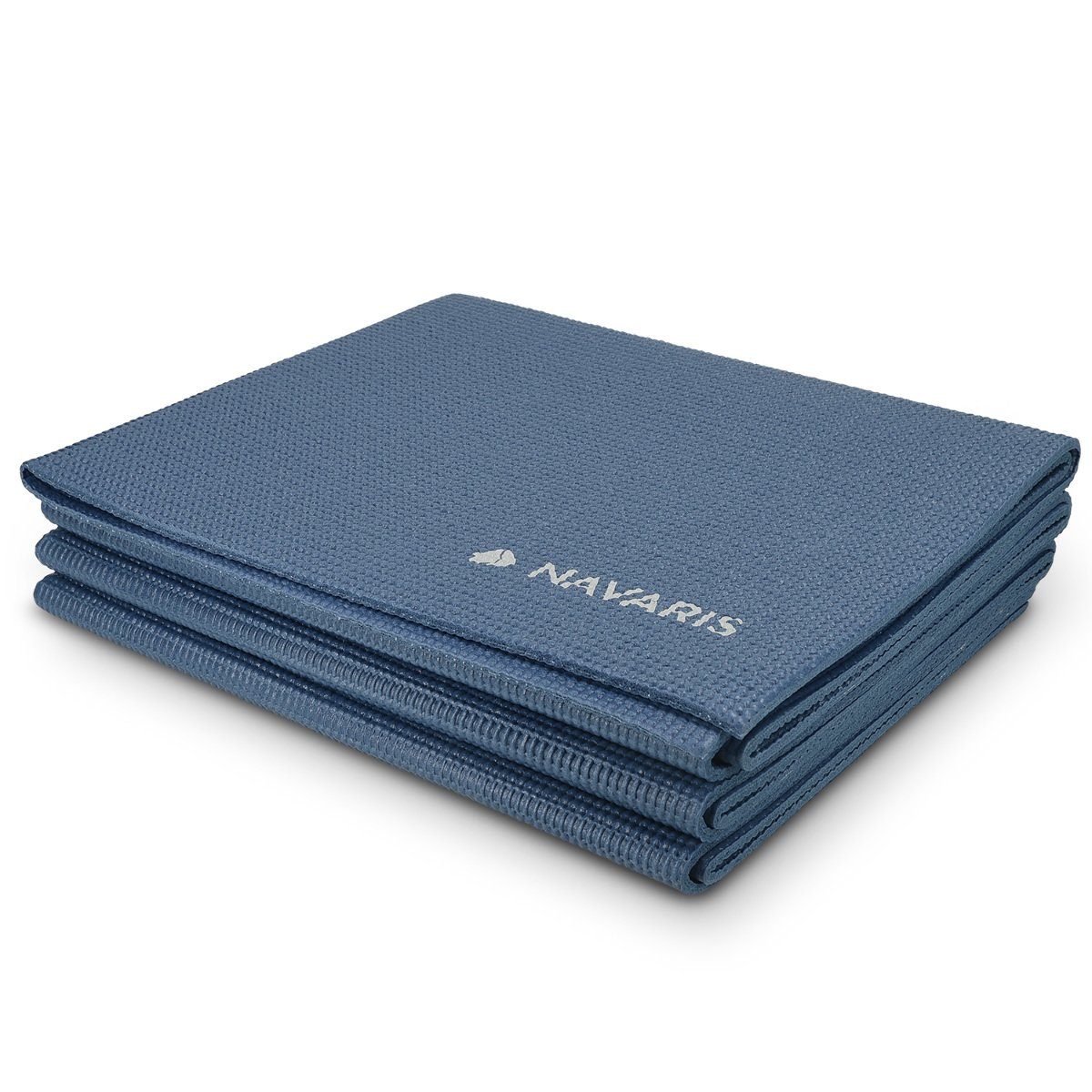 Navaris Yogamatte Klappbare Yoga Matte - 4mm rutschfest - Pilates, Gymnastik, Sport