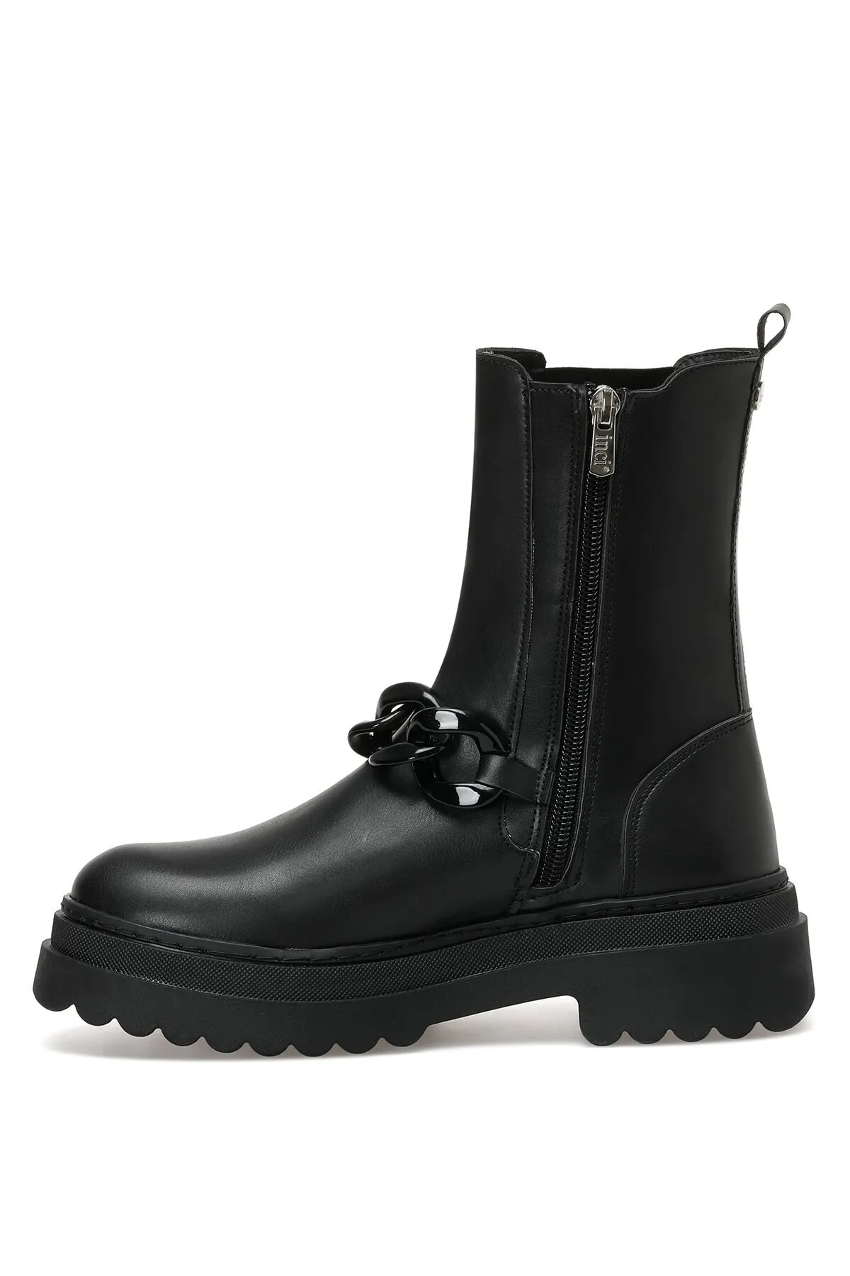 İnci  Stiefelette - Schwarz - Flacher Absatz