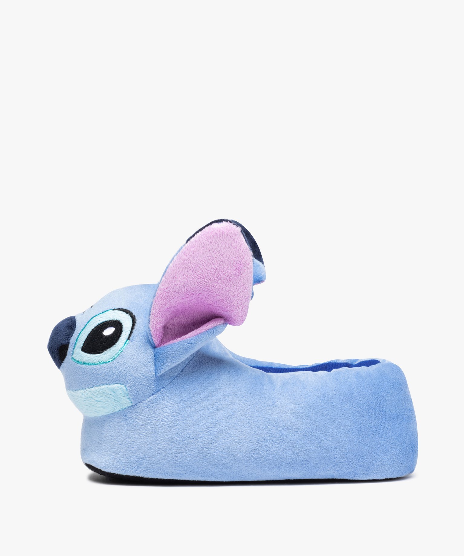 Chaussons fille pantoufle en forme Stitch - DS bleu | GEMO