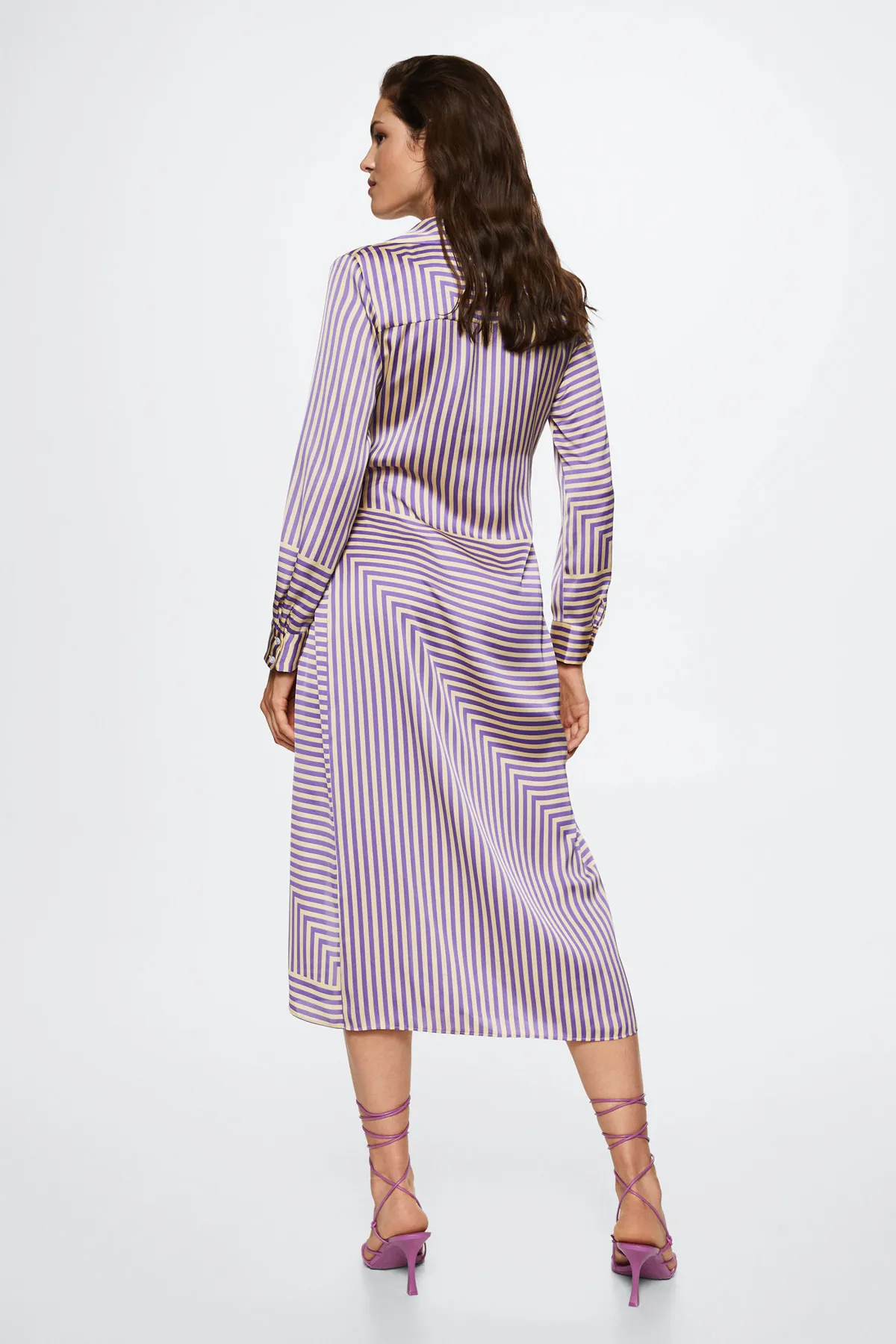 MANGO  Lila Damenkleid 37032885