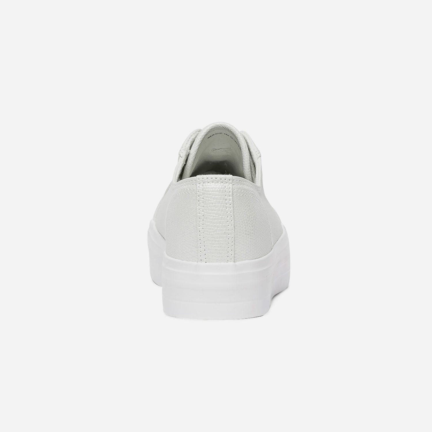 Tennis TEXTO blanc irisé embossée effet python