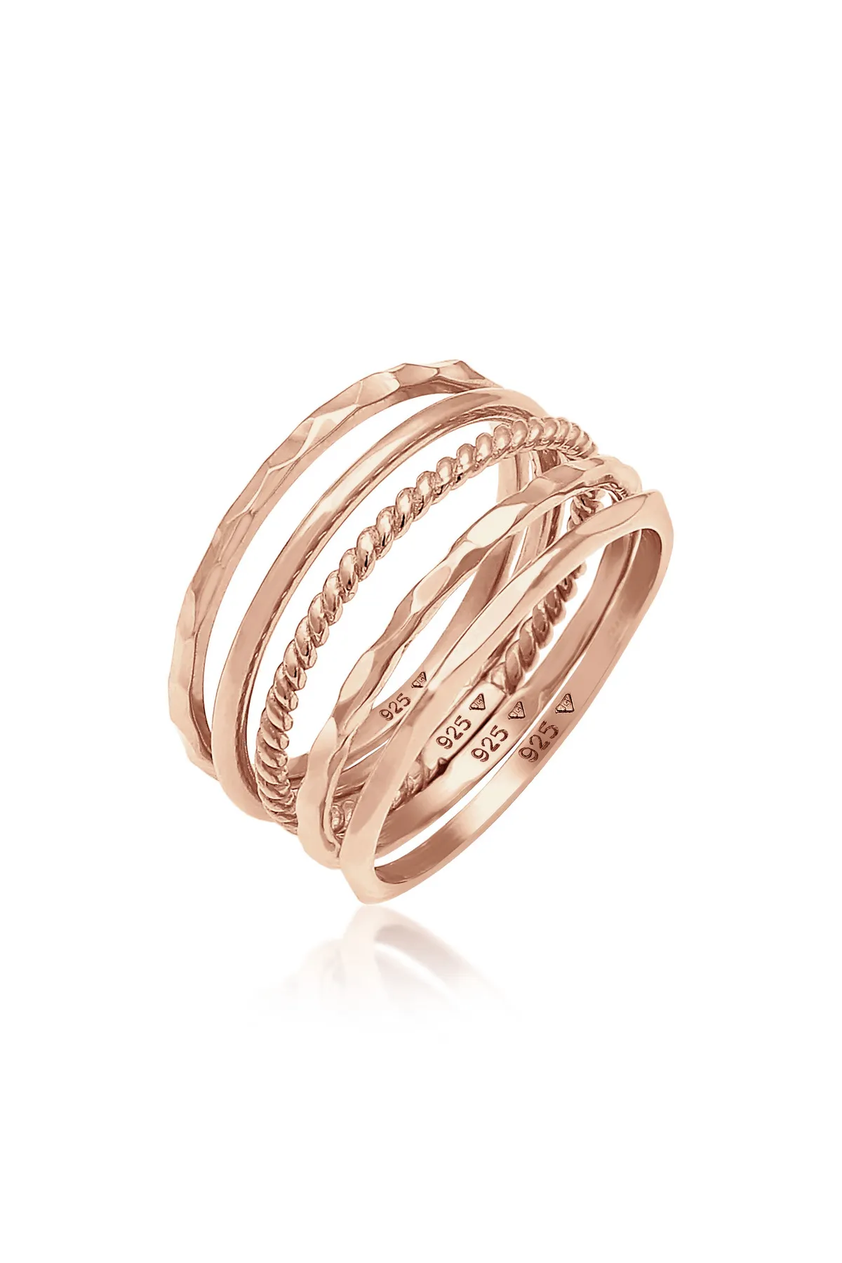 ELLI  Ring - Rosa - Ohne Stein