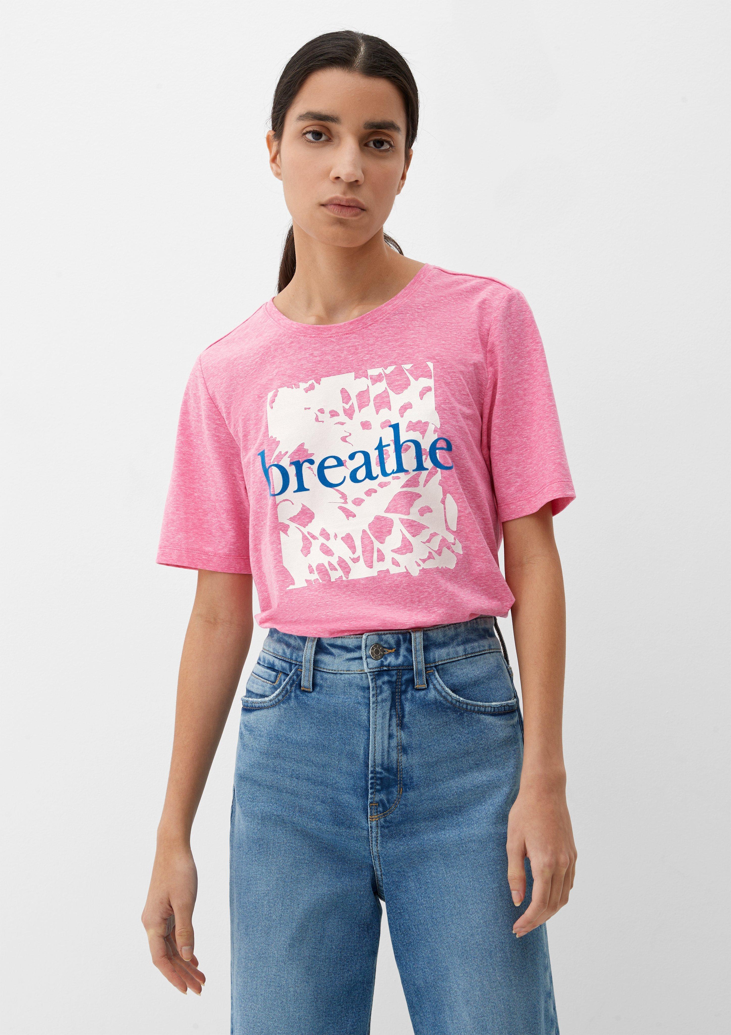 T-Shirt mit Frontprint  2130680-44D0