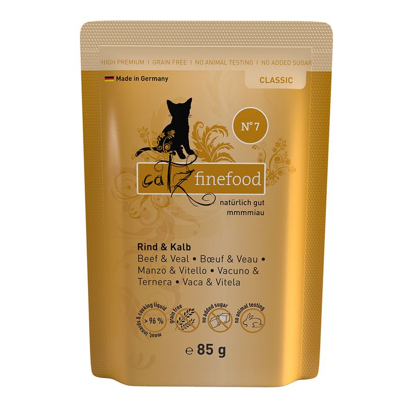 Probierpaket catz finefood Pouches 12 x 85 g