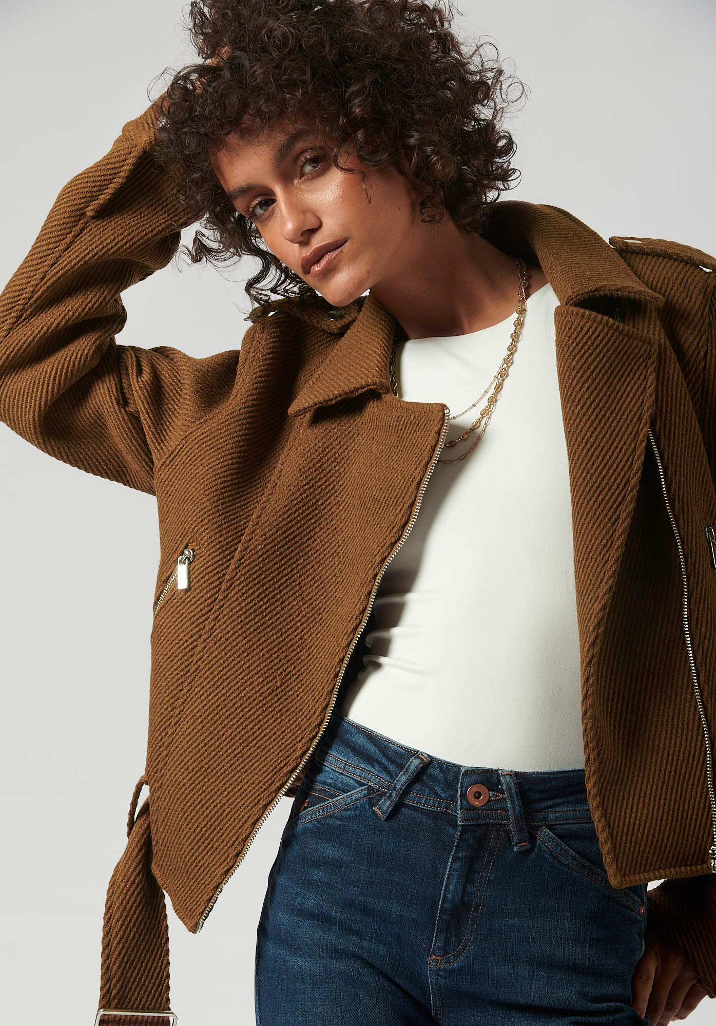 PILOU  Veste marron femme