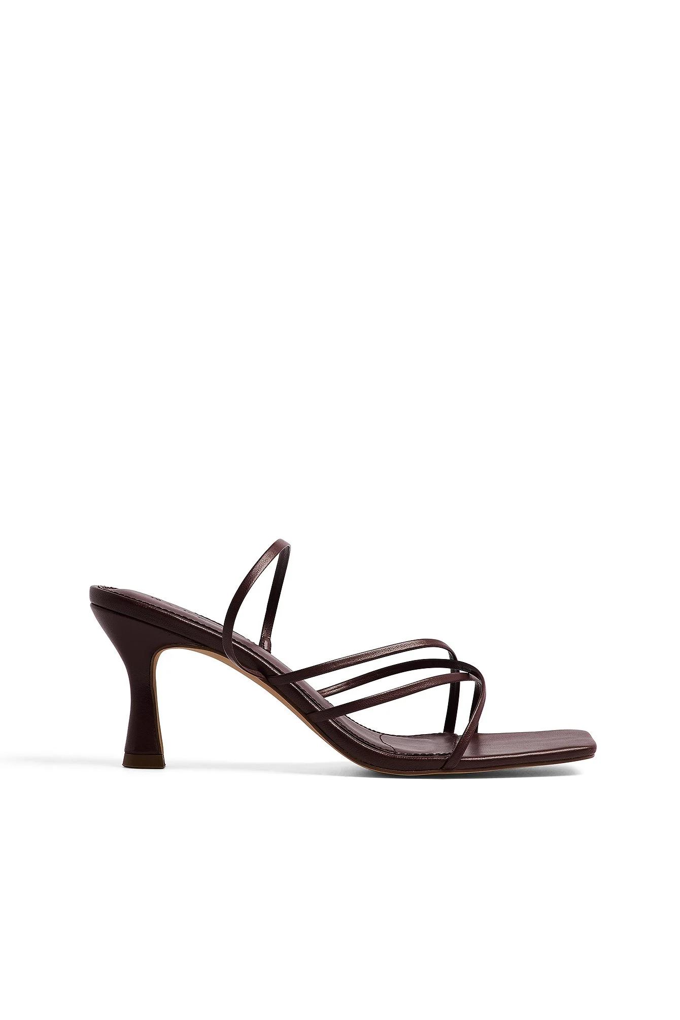 Leather Strappy Heels