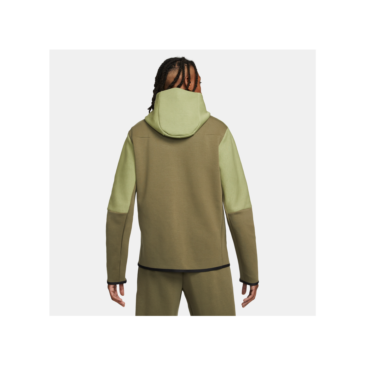 Nike Tech Fleece Windrunner Grün Schwarz F334