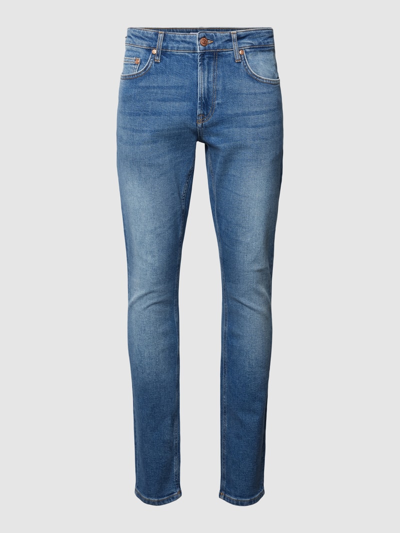 Slim Fit Jeans im 5-Pocket-Design Modell 'LOOM' in jeans