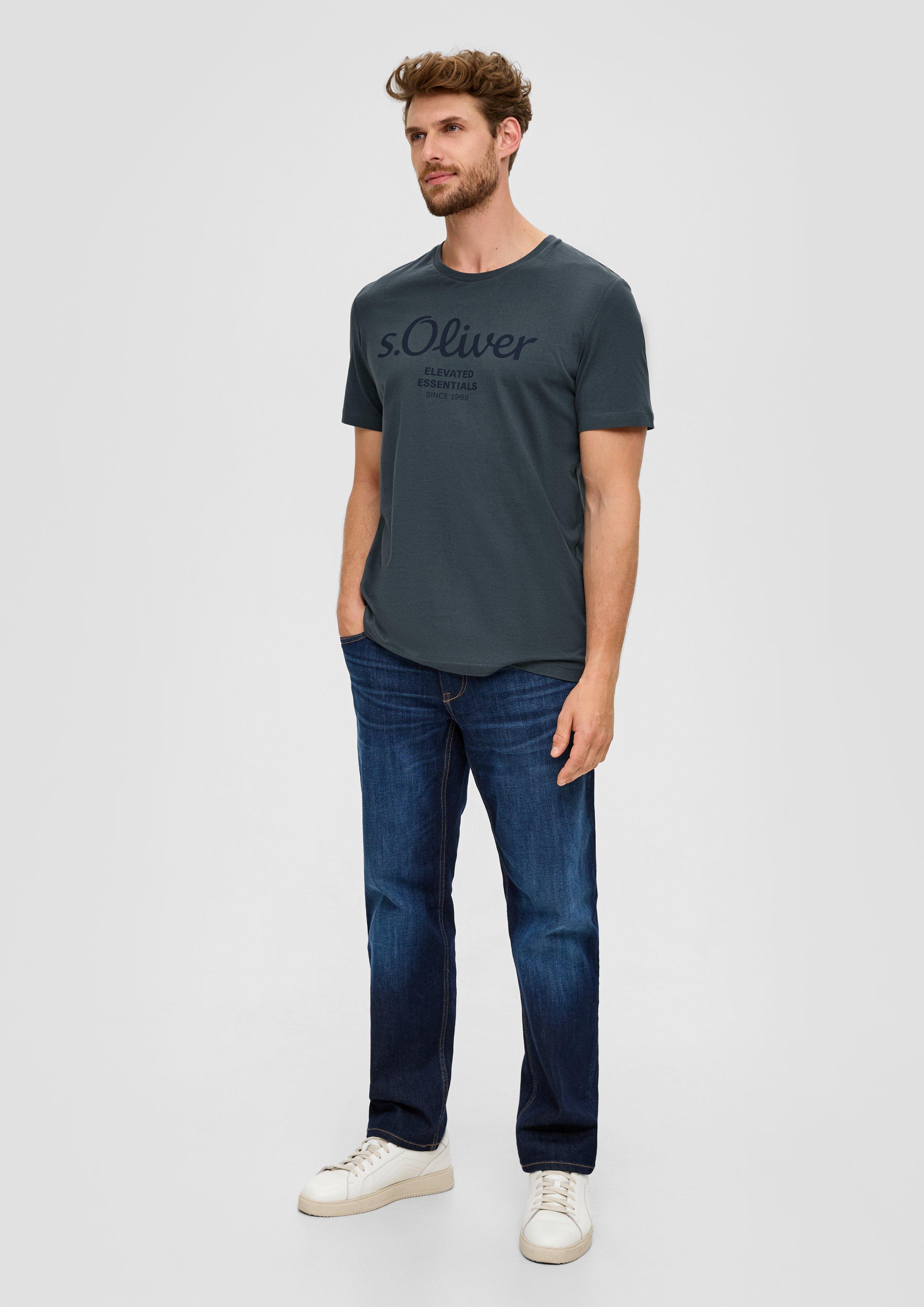 T-Shirt mit Label-Print  2139909-95D2