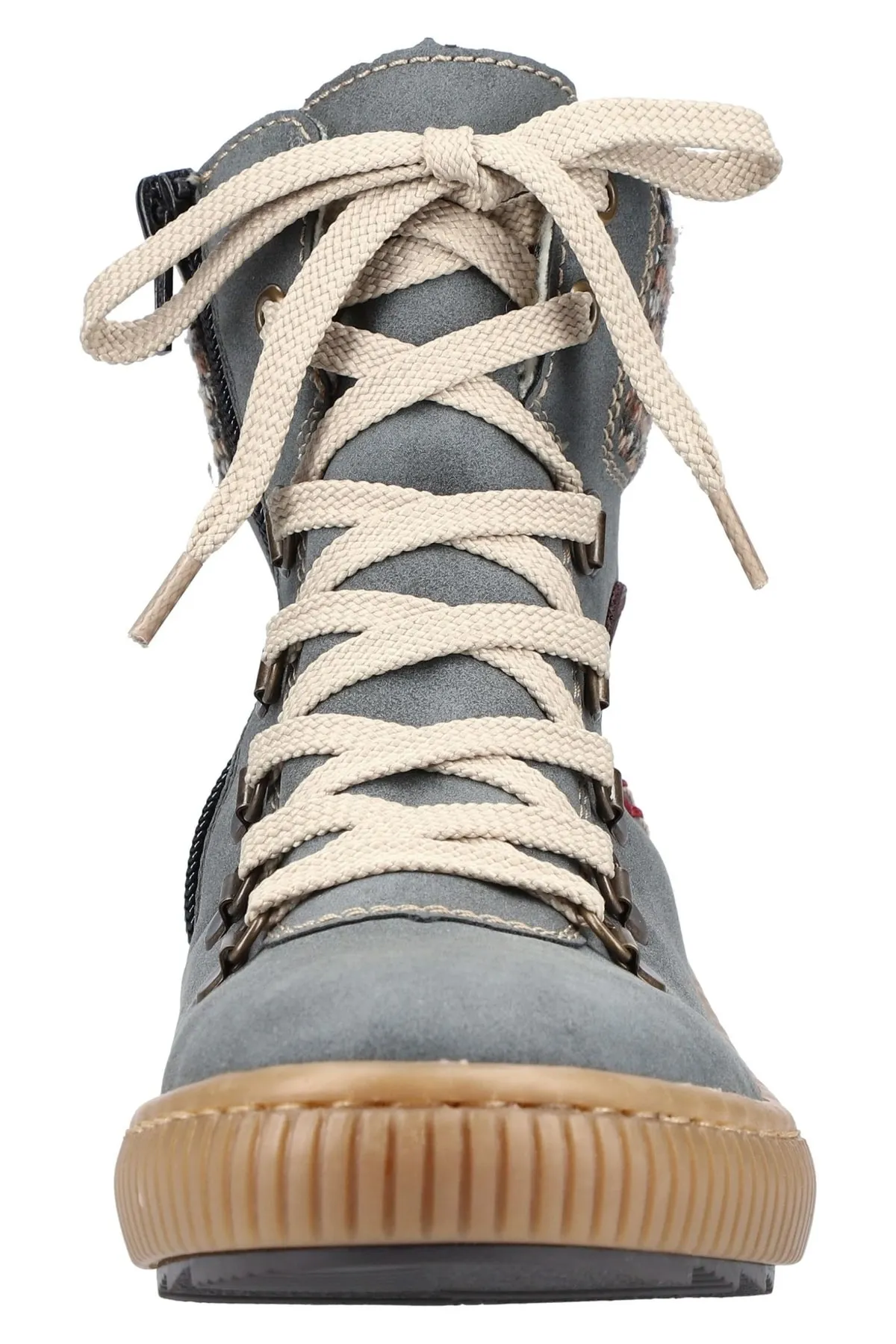 Rieker  Stiefelette - Blau - Flacher Absatz