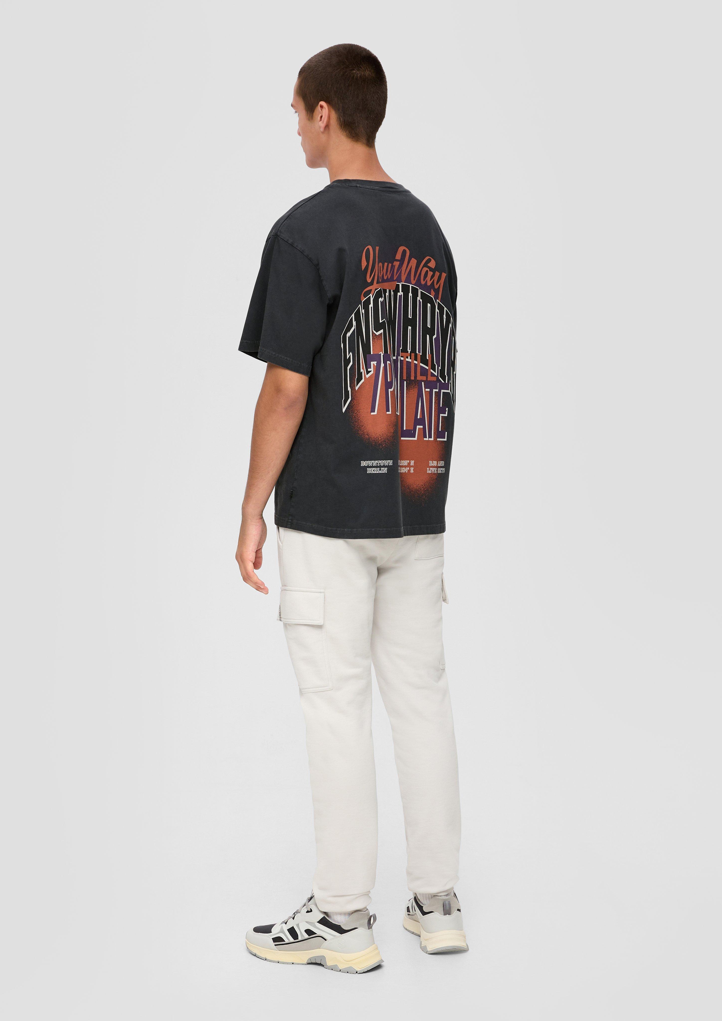T-Shirt mit Rückenprint  2134887-98D0