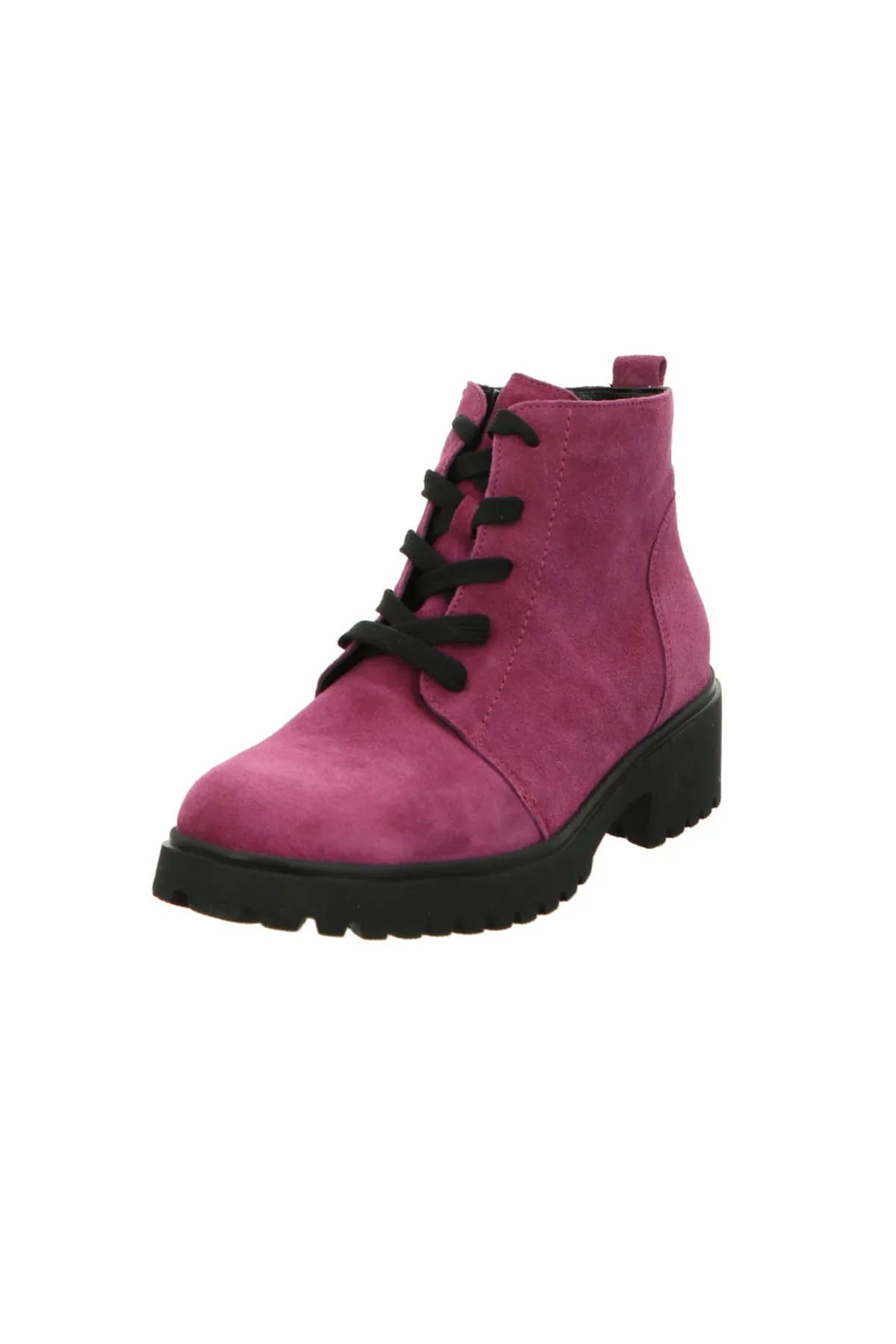 Waldläufer  Stiefelette - Lila - Flacher Absatz