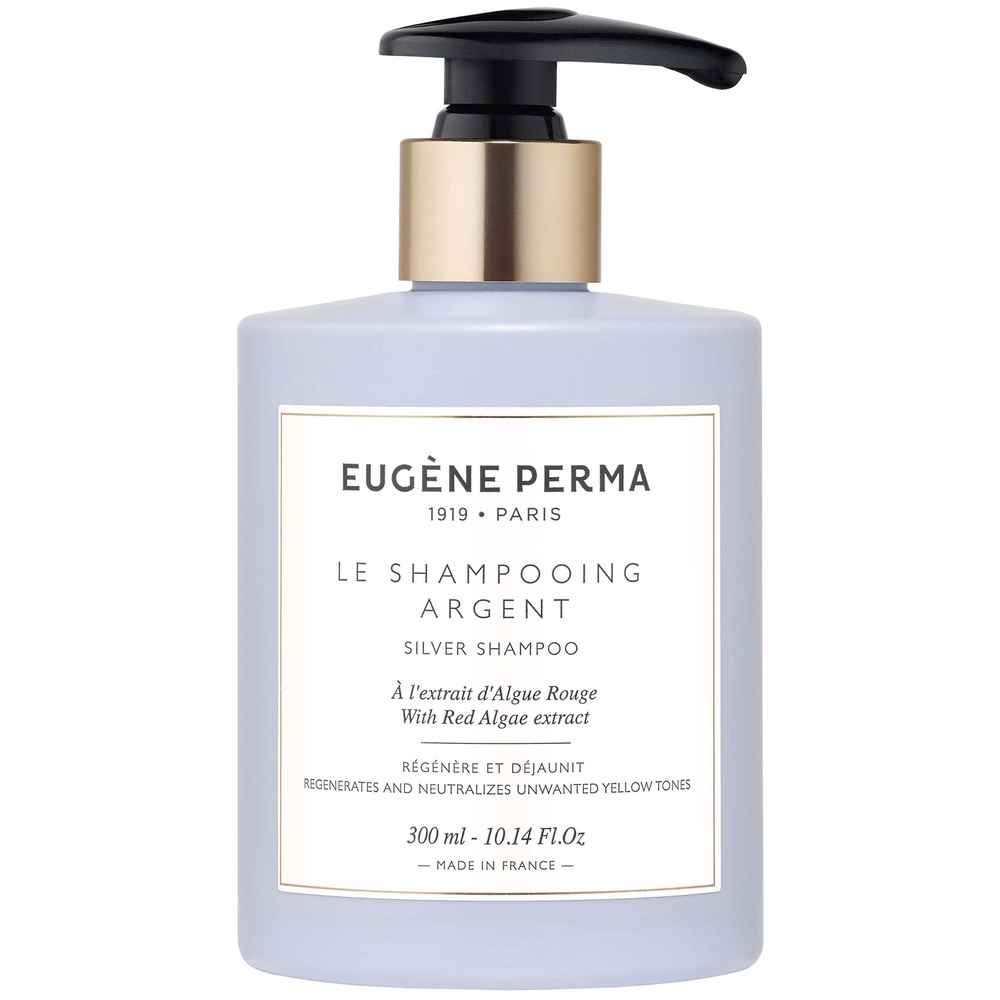 Eugène Perma 1919 Shampooing Argent Shampooing déjaunisseur, idéal pour lescheveux blonds à blancs