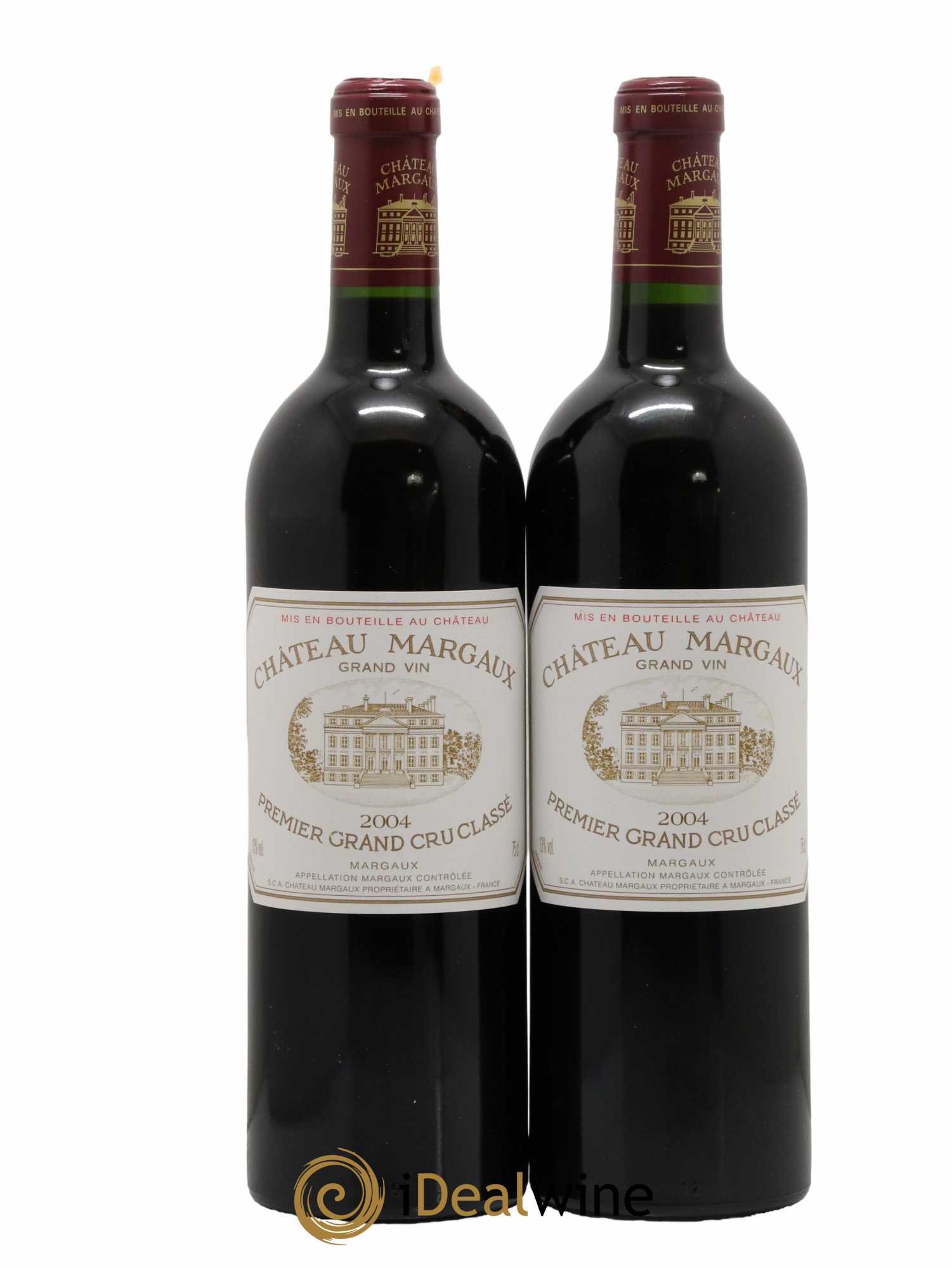 Château Margaux 1er Grand Cru Classé  2004 - Lot de 2 Bouteilles