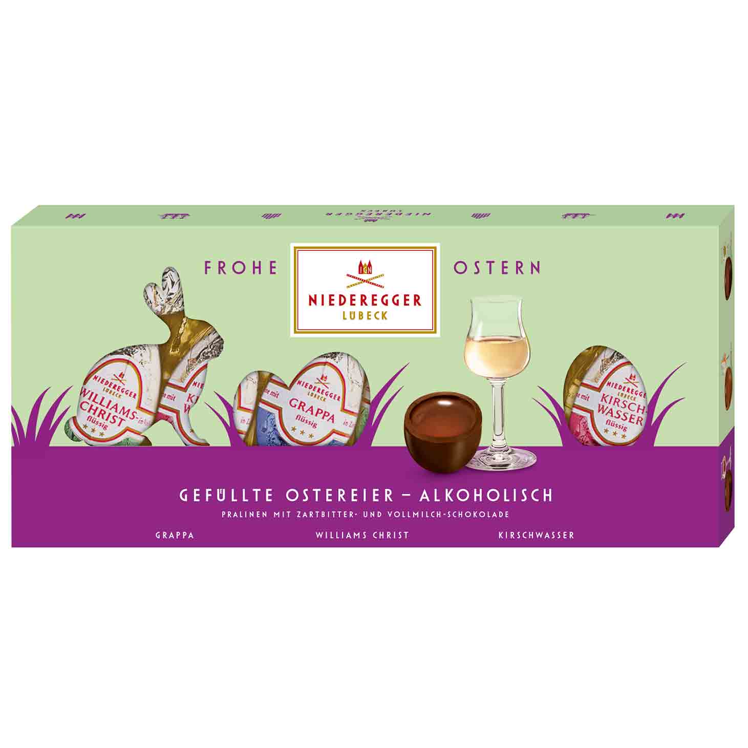 Niederegger Gefüllte Ostereier alkoholisch 100g