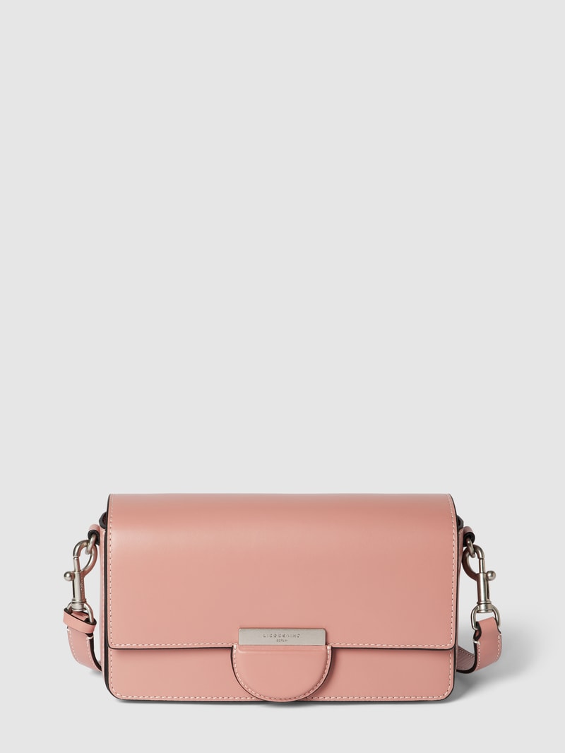 Umhängetasche aus Leder in rosé