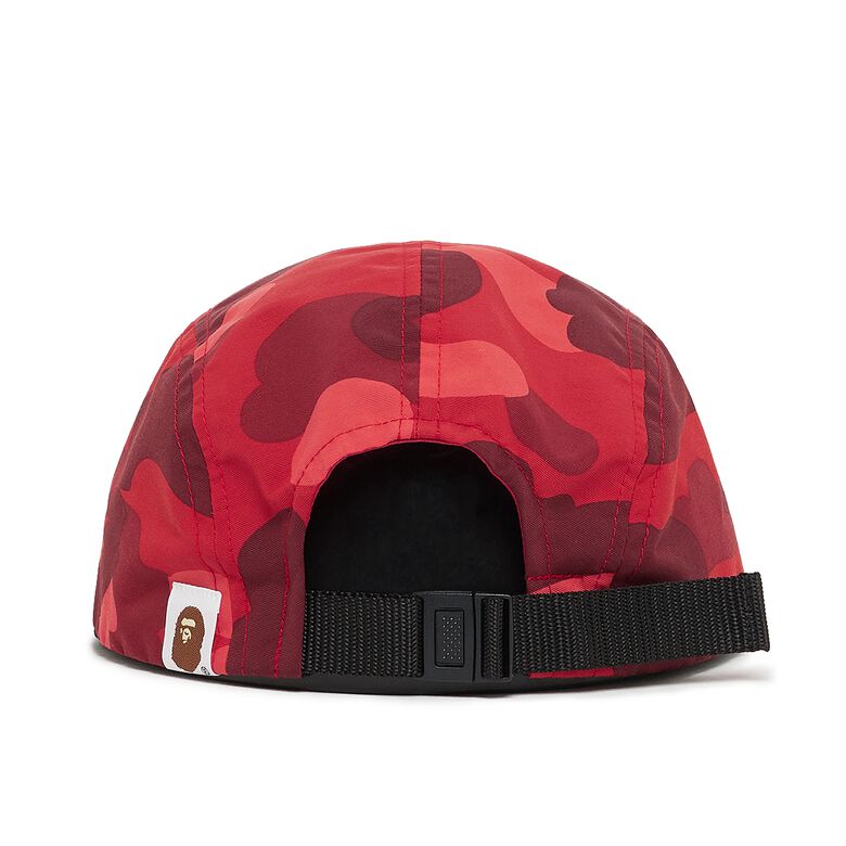 A Bathing Ape Color Camo Jet Cap red