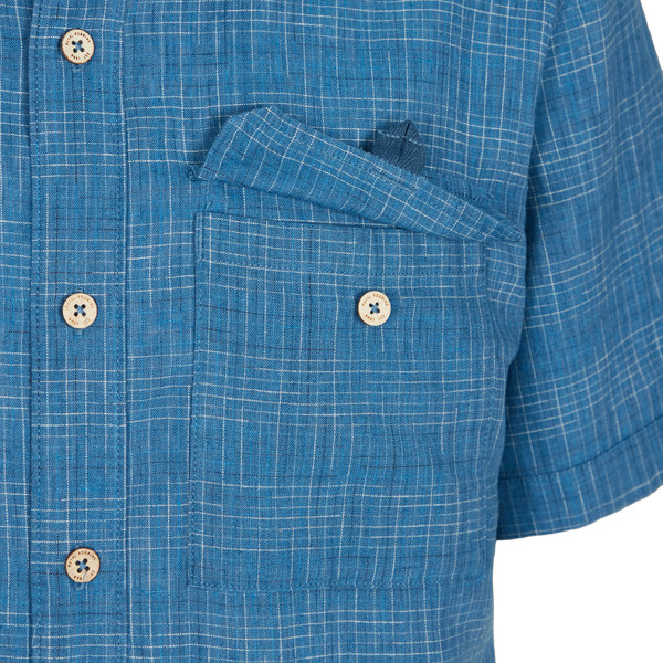 HEMPLINE SPACED S/S Herren - Outdoor Hemd