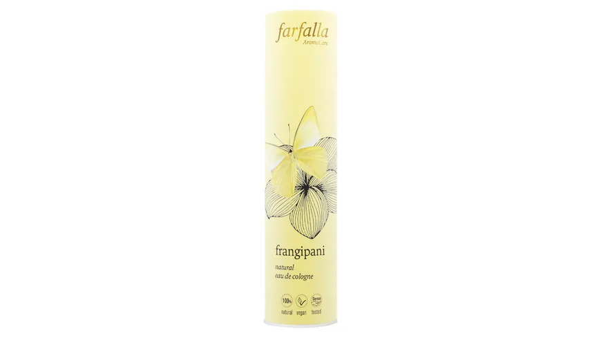 Farfalla Frangipani Natural Eau de Cologne 50 ml