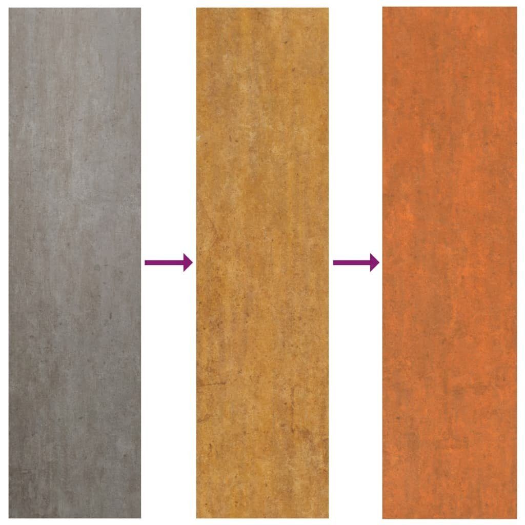 vidaXL Hochbeet Hochbeet Rostig 320x40x77 cm Cortenstahl (1 St)