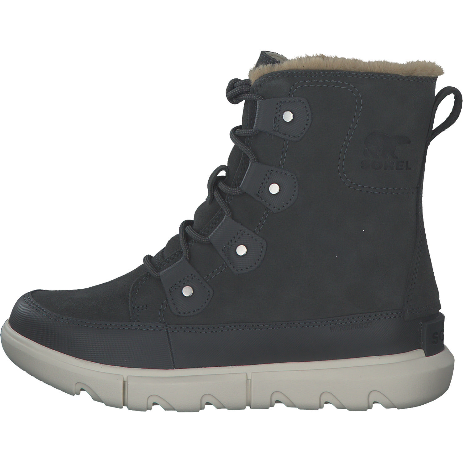 Sorel Explorer II Joan Faux Fur 1951631/1959371, Winterstiefel, Kinder, grill, fawn
