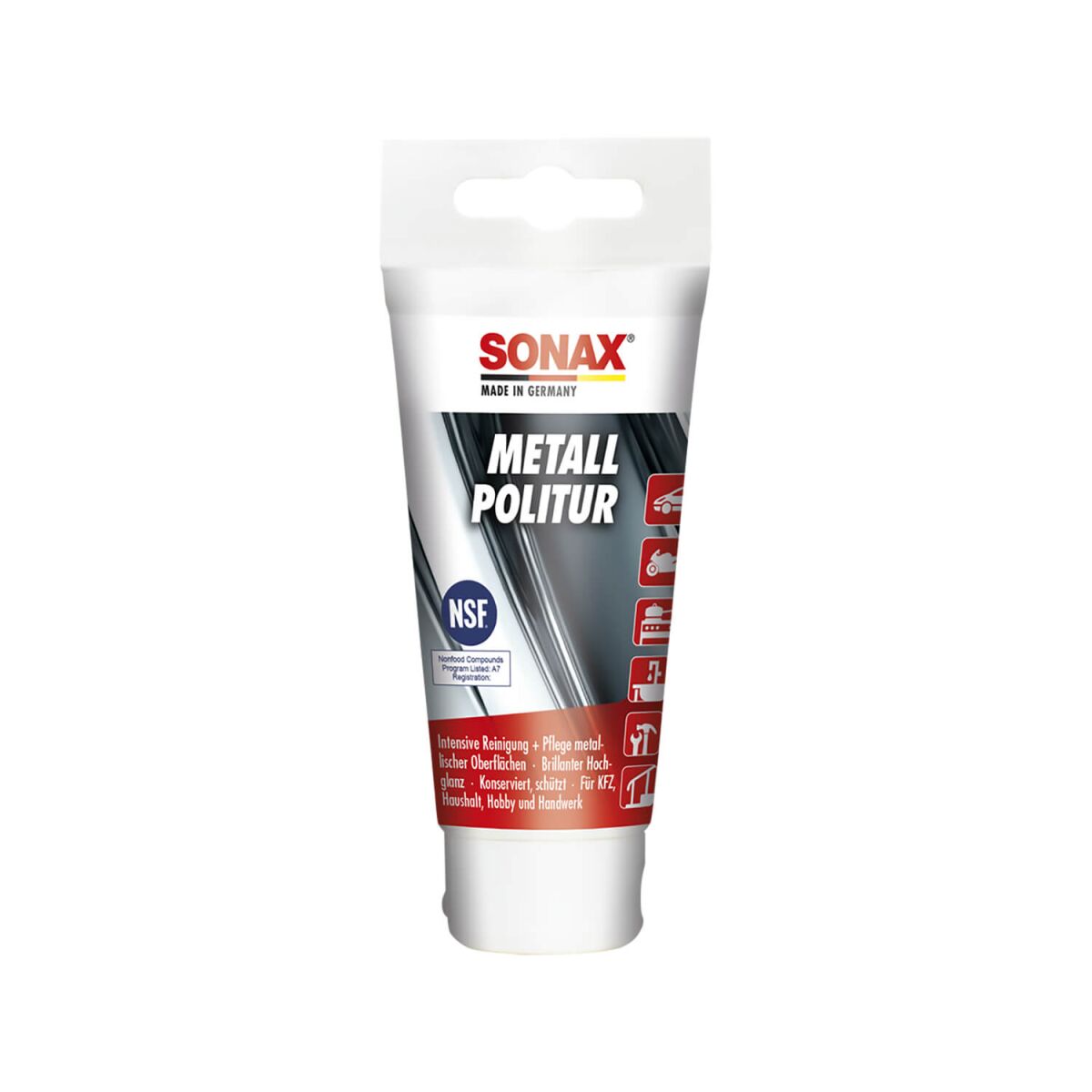 SONAX MetallPolitur Metall- & Chrompolitur 75ml