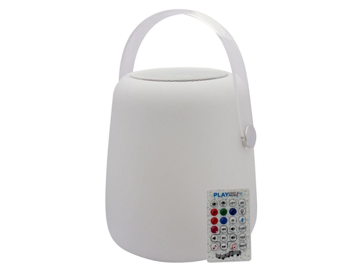 Eurotrail LED Musikbox Wiederaufladbare Tischlampe