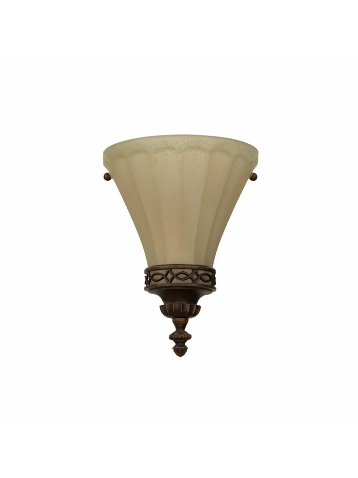 Licht-Erlebnisse Wandlampe in Walnuss Creme günstig kaufen onesize