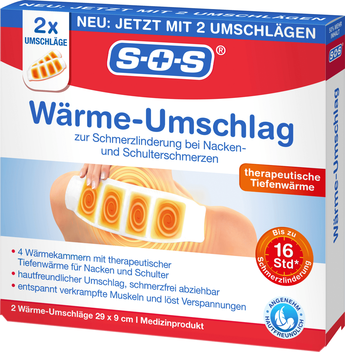 Wärmeumschlag, 2 St