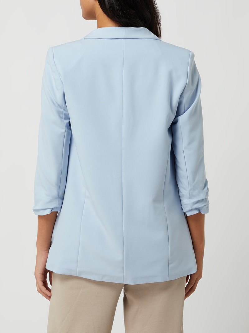 Blazer mit Schalkragen in hellblau