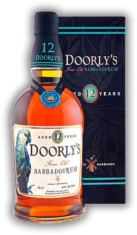 Doorly’s 12 Years Doorly’s 12 Years Ein gehaltvoller und intensiv aromatischer Rum. Alter 12 J. - 0,7	 Liter - Vol 43%