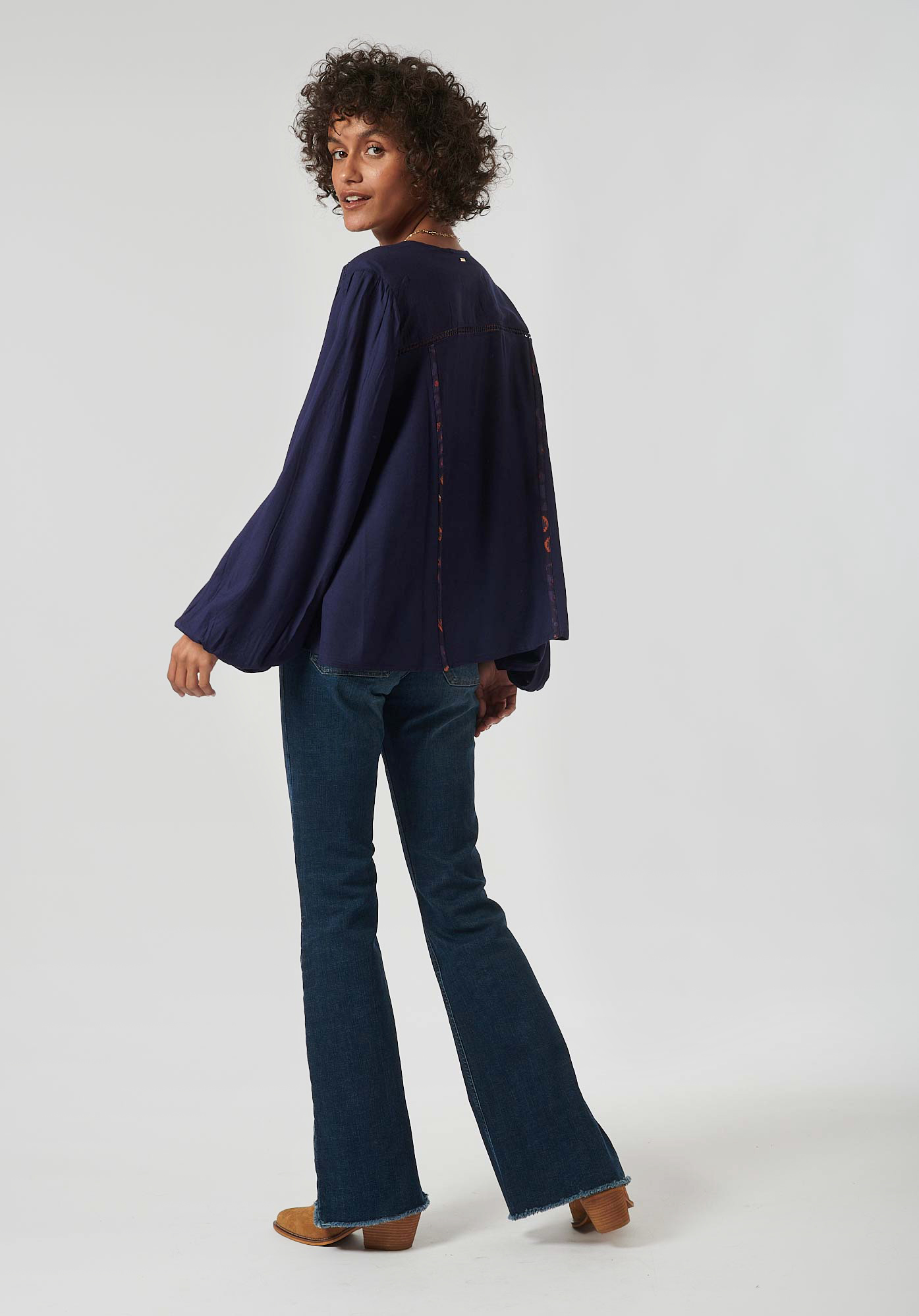 BONNY  Blouse bleue femme