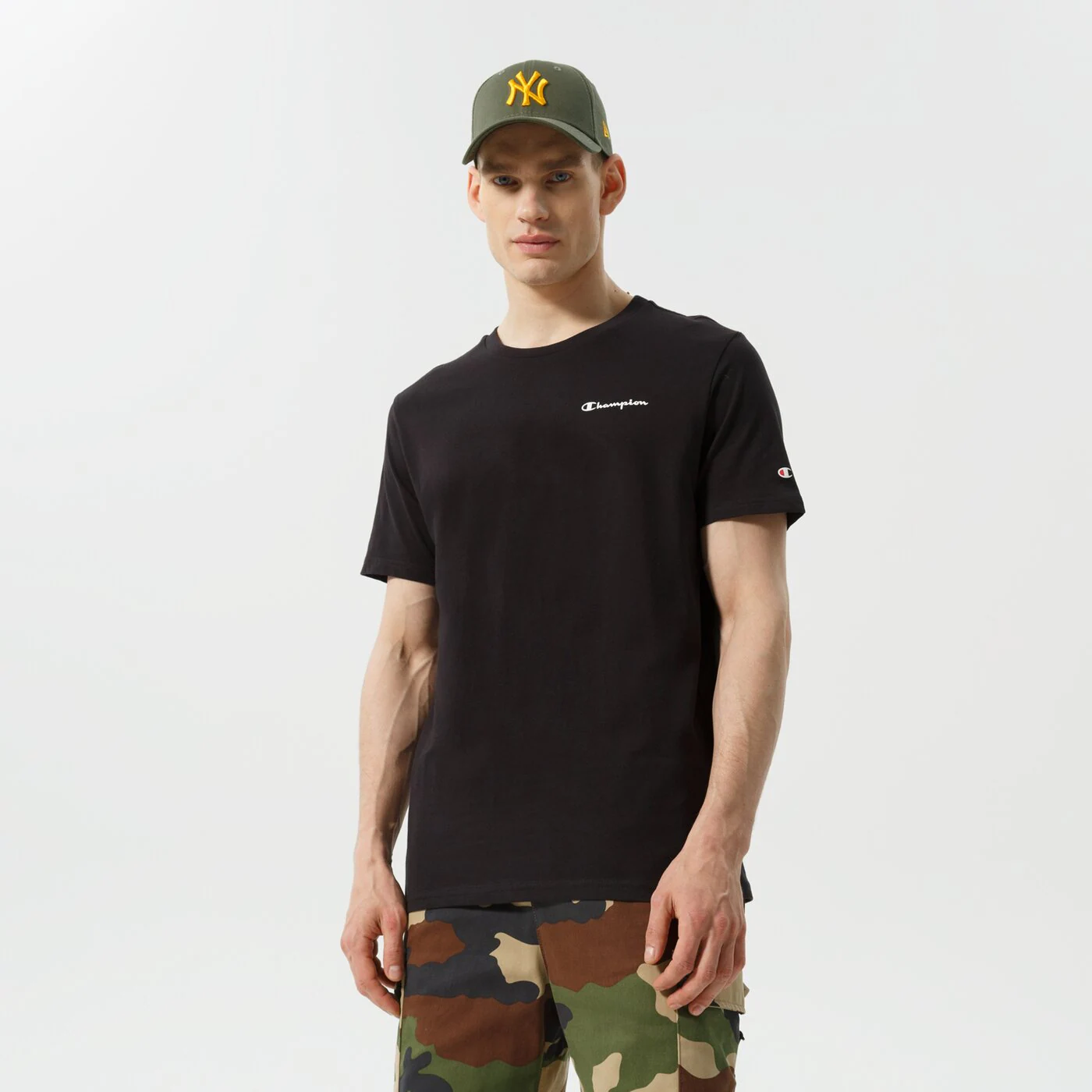 CHAMPION T-SHIRT CREWNECK T-SHIRT Schwarz