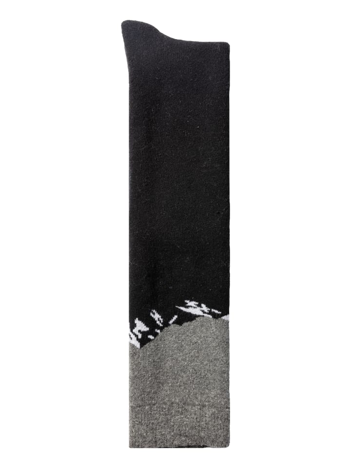 H.I.S Skistrümpfe in 1x schwarz/ grau meliert, 1x grau meliert/ schwarz günstig kaufen