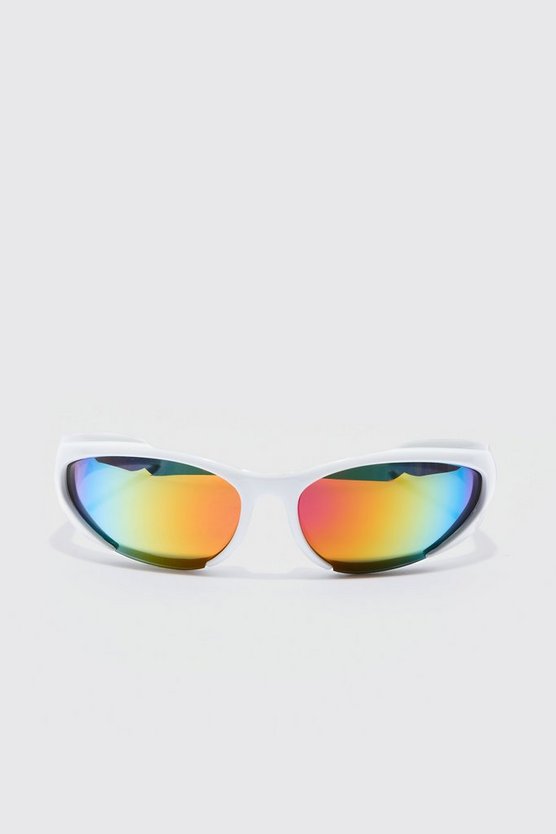 Verspiegelte Racer-Sonnenbrille