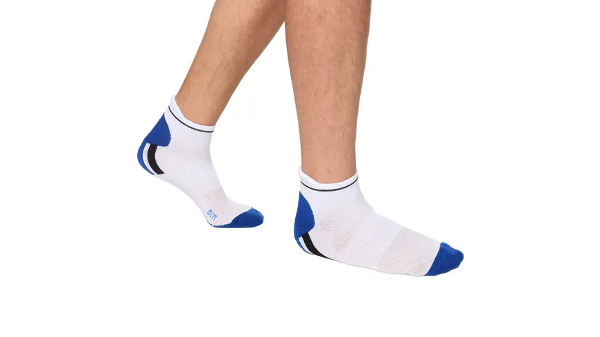 DIM Herren Sneaker Socken Sport 2er Pack weiss/aurora