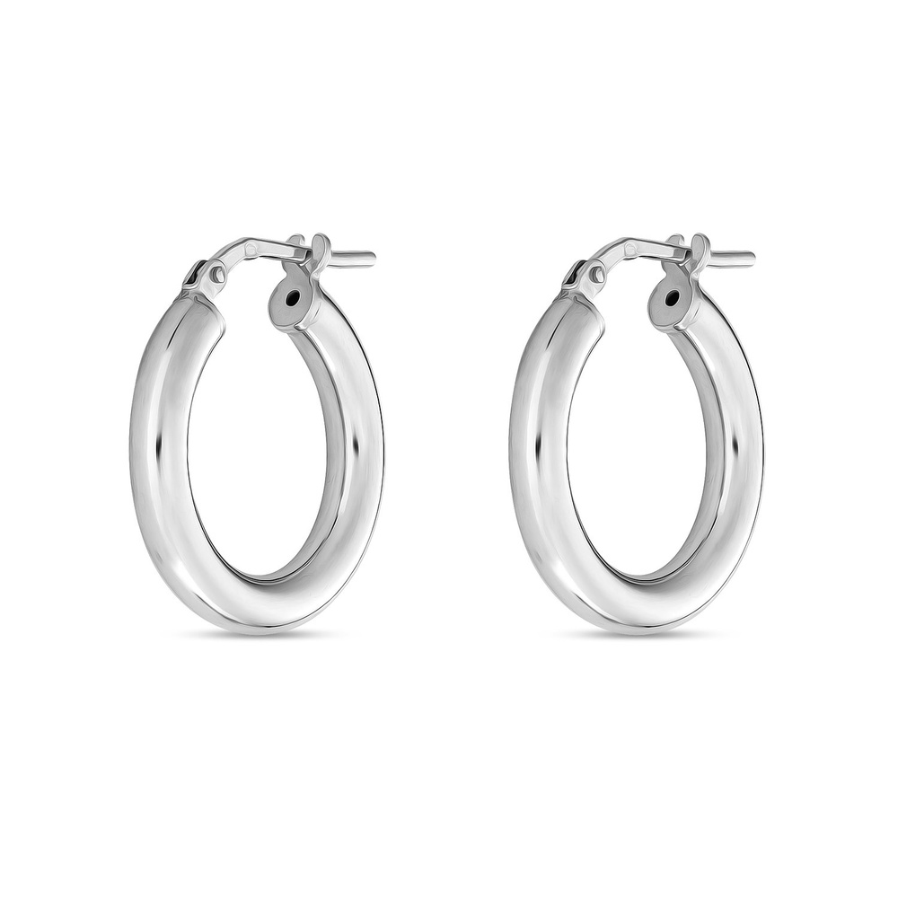 FAVS Créoles 925 Argent Boucles d'oreilles