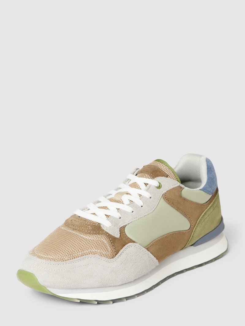 Sneaker im Colour-Blocking-Design Modell 'BAKU' in hellgrau