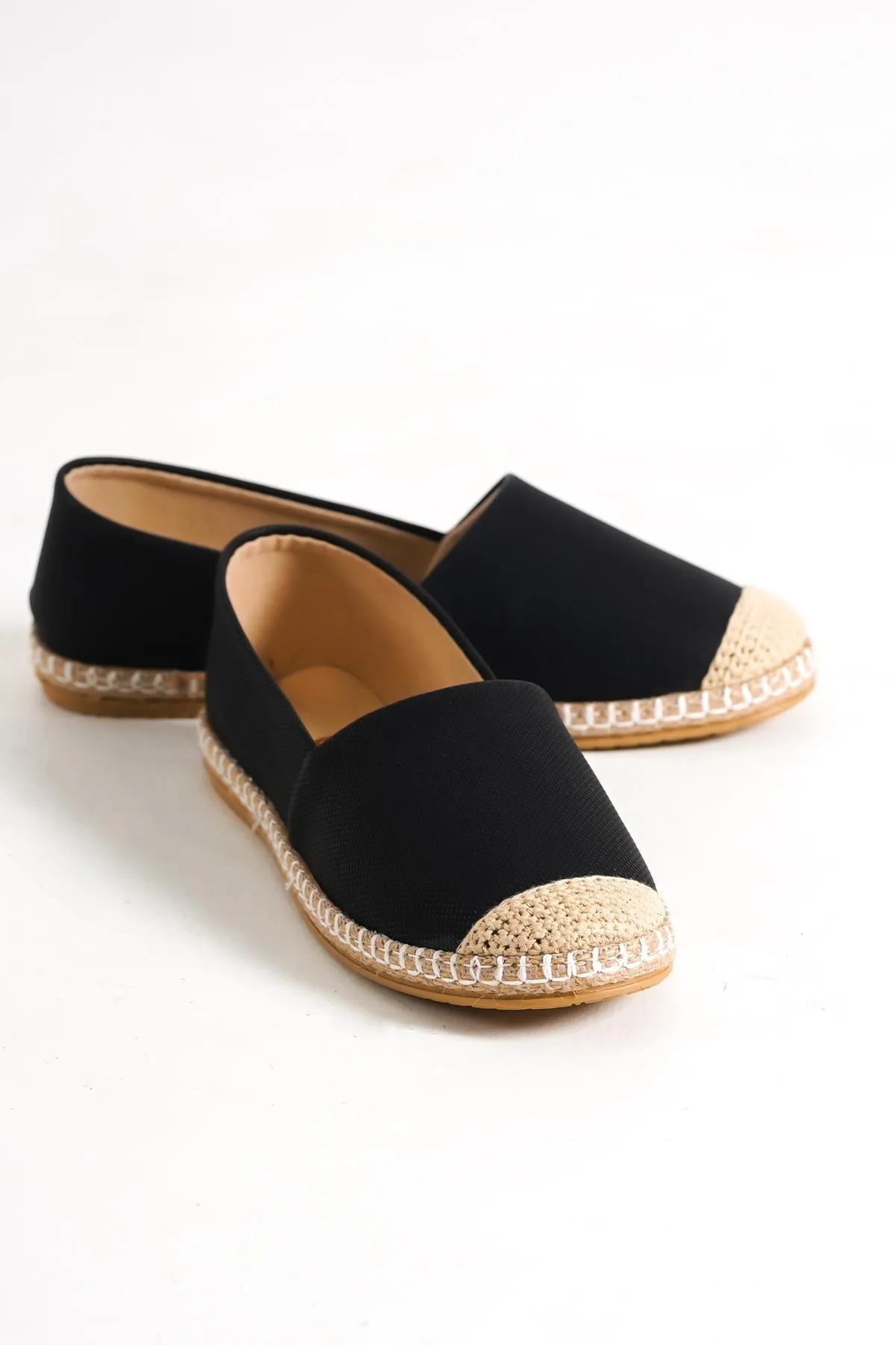 Capone Outfitters  Capone Schwarze Damen-Espadrille