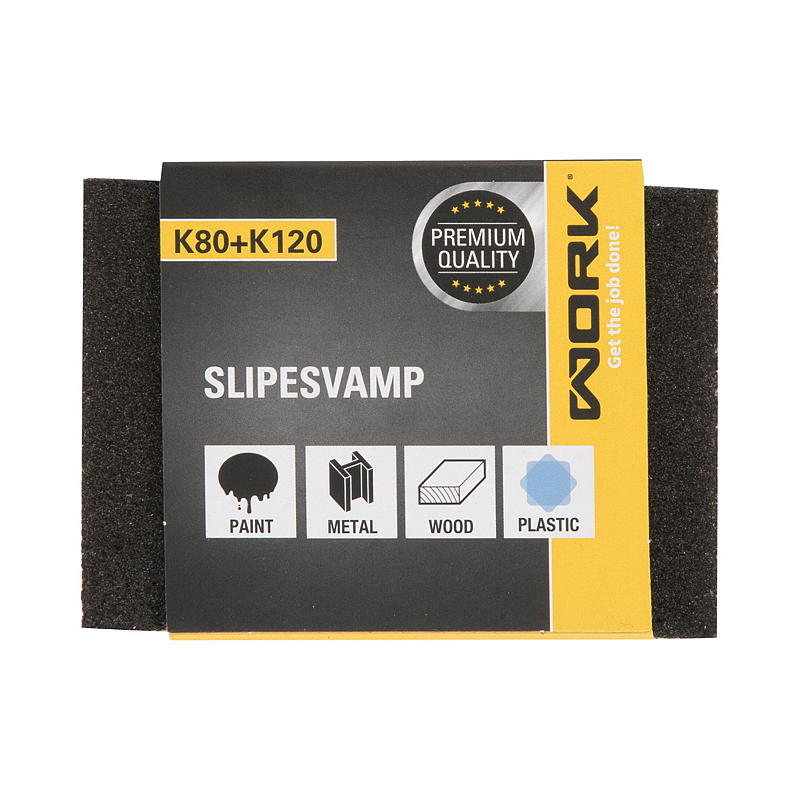 Work Slipesvamp 100x70 mm, K80 120, Work