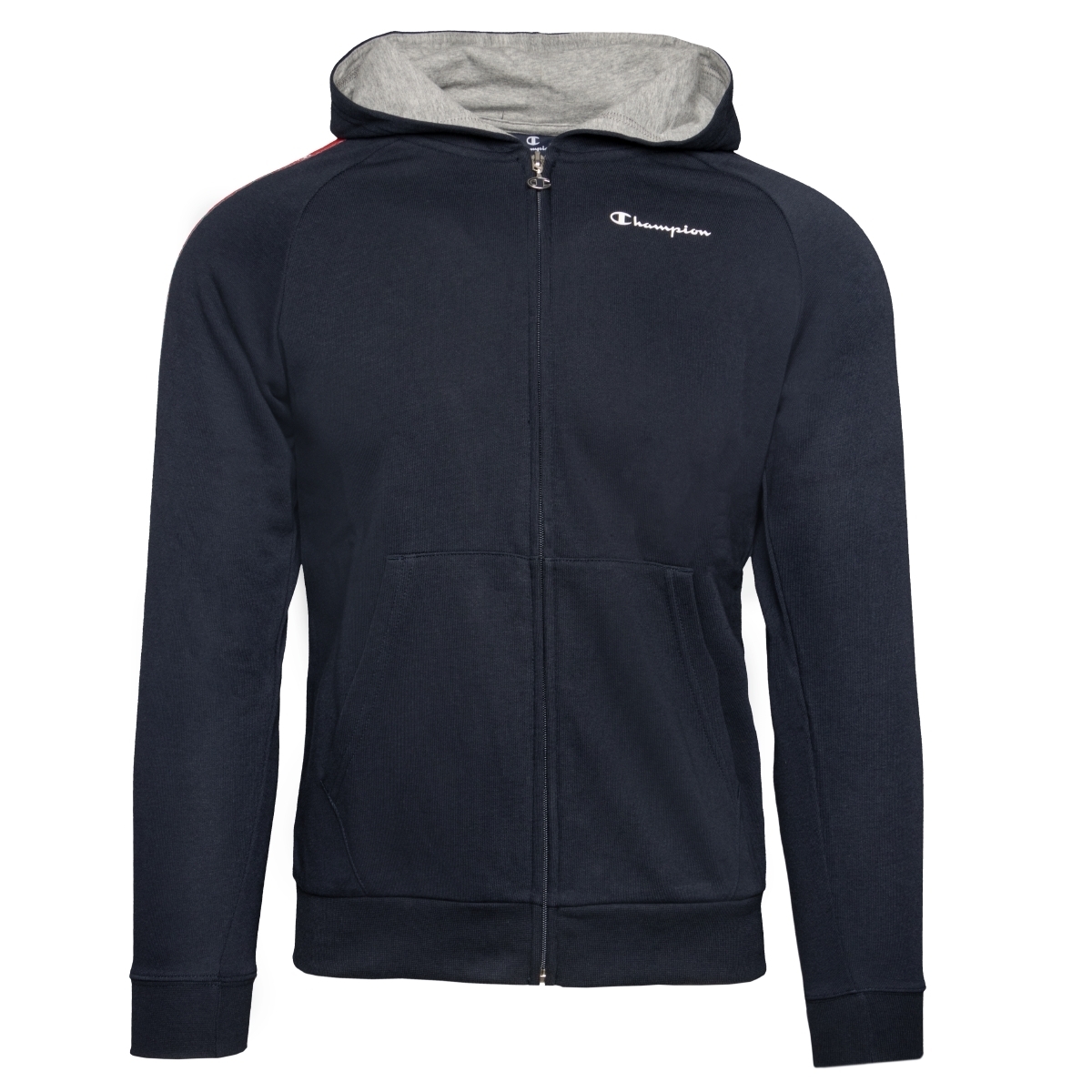 Champion Hooded Full Zip Sweatjacke blau