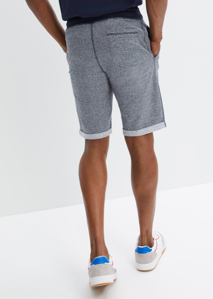 Sweat-Shorts in Denim-Optik