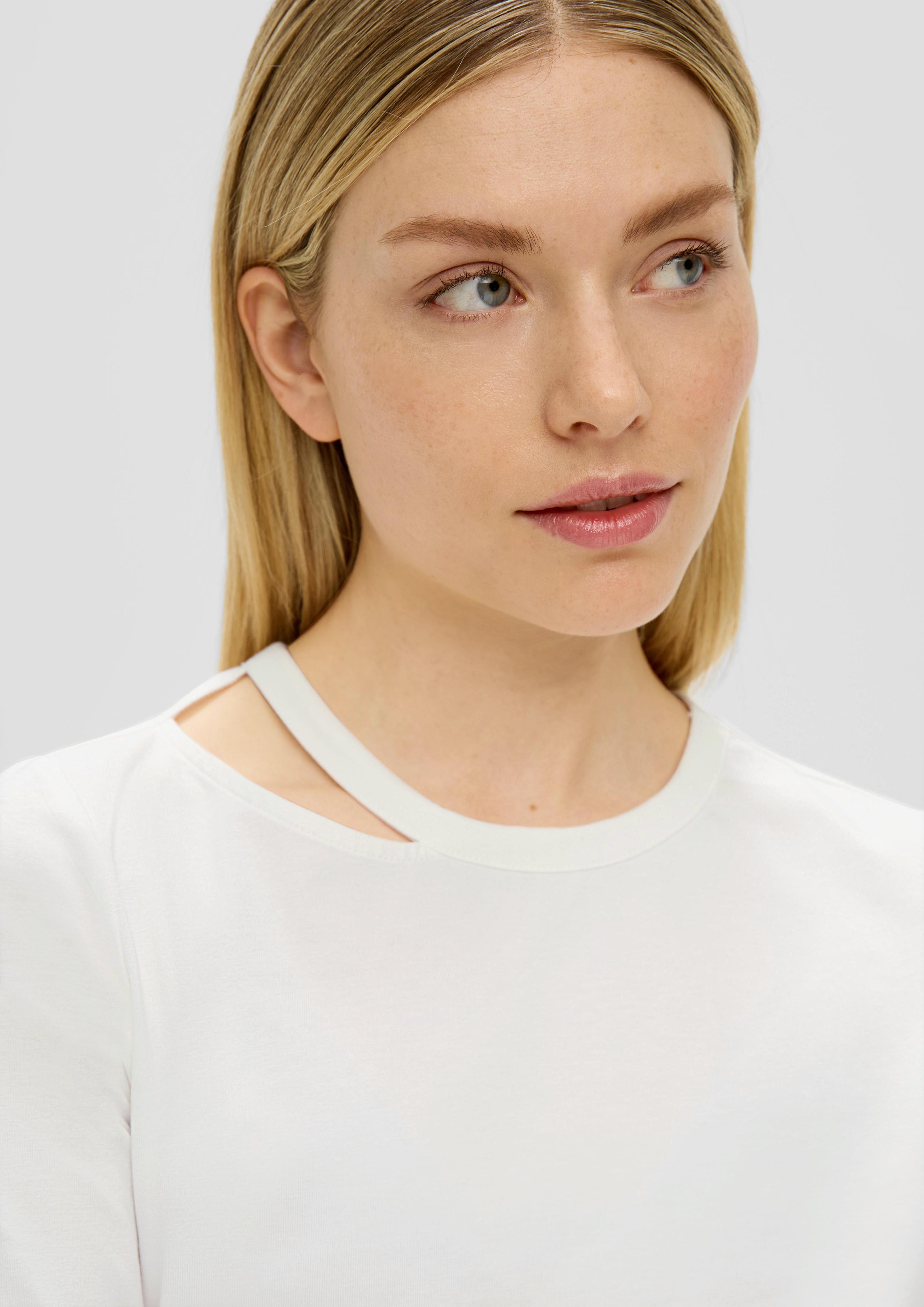 Langarmshirt mit Cut-out-Detail  2152051-0210